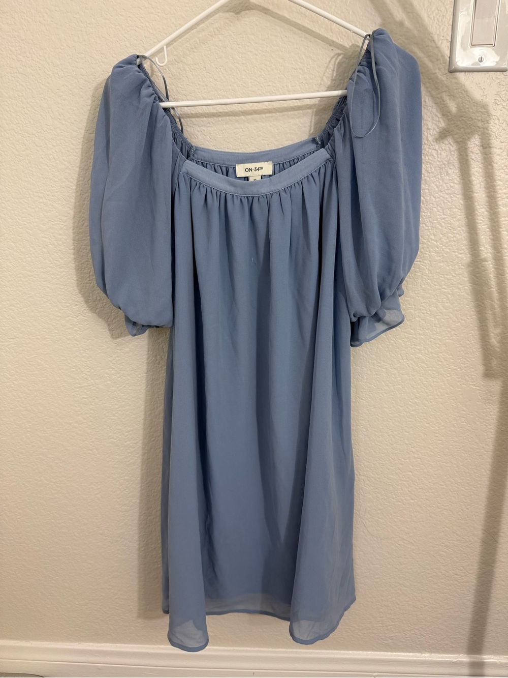 ON·34TH Dusty Blue Women's Dress - XS